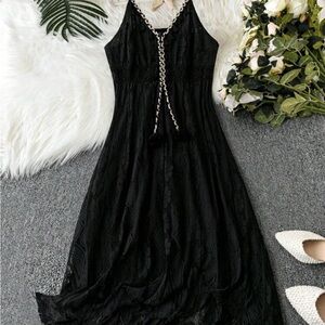 Plus Size Lace Cami Dress